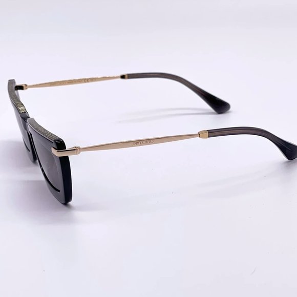 🔥 NEW JIMMY CHOO BLACK ACETATE SUNGLASSES - Picture 5 of 8